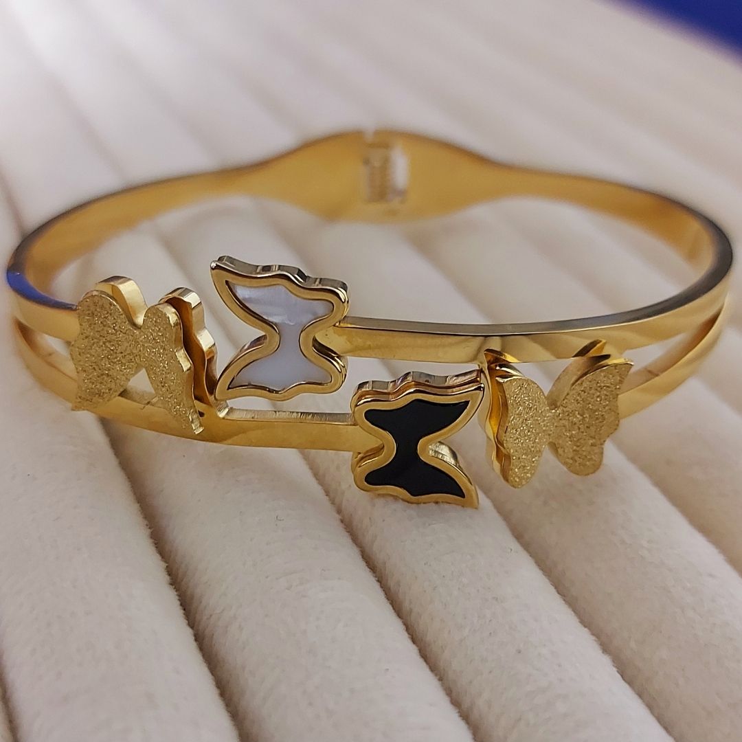 Elegant Double Butterfly Bracelet